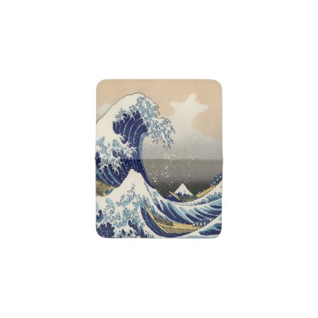 Vintage Japanese  Art Ocean Landscape Great Wave Card Holder
