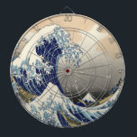 vintage japanese  art ocean landscape great wave dart board<br><div class="desc">vintage japanese art ocean sea landscape the great wave dart board</div>