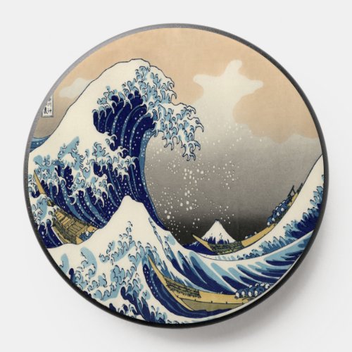 vintage japanese  art ocean landscape great wave PopSocket
