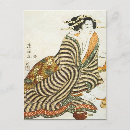 Vintage Japanese Art Postcard