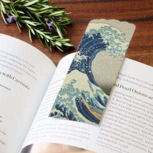 Vintage Japanese Art, The Great Wave by Hokusai Bookmarks