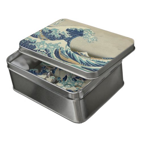 Vintage Japanese Art The Great Wave by Hokusai Jigsaw Puzzle