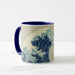 Vintage Japanese Art, The Great Wave by Hokusai Mug
