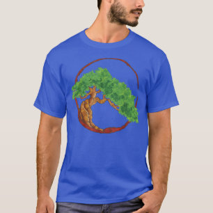 Vintage Japanese Bonsai Tree Sakura Graphic Art T-Shirt