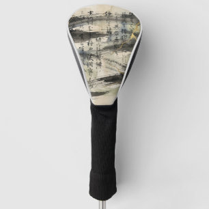 Vintage Japanese Calligraphy Art (1) Golf Head Cover