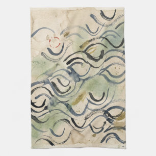 Vintage Japanese Calligraphy Art (6) Kitchen Towel