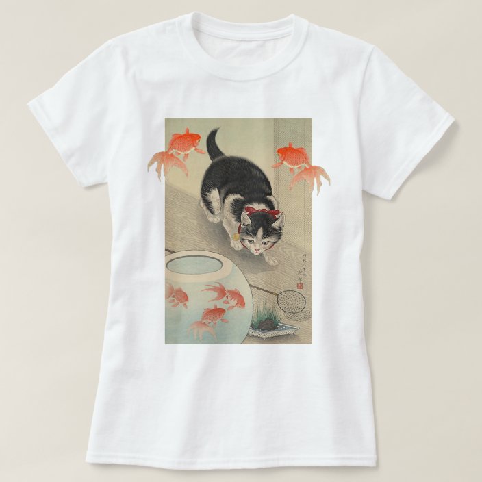 japanese cat shirt