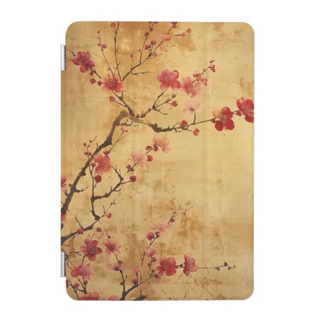 Vintage Japanese Cherry Blossom iPad Mini Cover (Front)