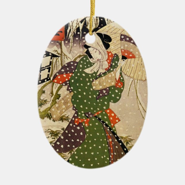 Vintage Japanese Christmas Ornament (Front)