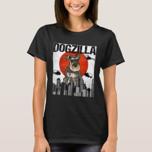 Vintage Japanese Dogzilla Miniature Schnauzer T-Shirt