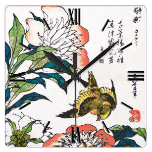 Japanese Flower Drawings Art & Wall Décor | Zazzle