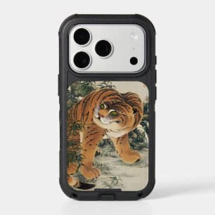 Vintage Japanese Edo Tiger in Bamboo Forest Art iPhone 17 Pro Case