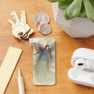 Vintage Japanese Fairy Tale, The Moon Maiden Keychain