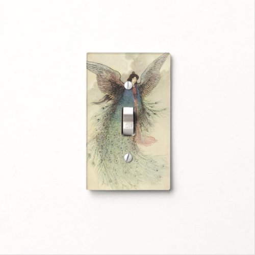 Vintage Japanese Fairy Tale The Moon Maiden Light Switch Cover