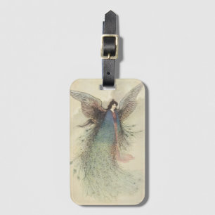Vintage Japanese Fairy Tale, The Moon Maiden Luggage Tag