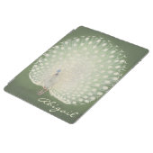 Vintage Japanese Fine Art | Peacock Personalized iPad Smart Cover (Side)