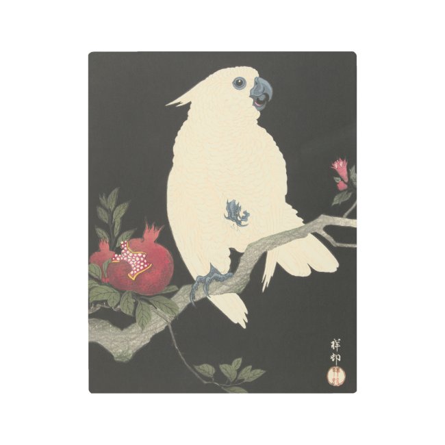 Vintage Japanese Fine Art | White Cockatoo