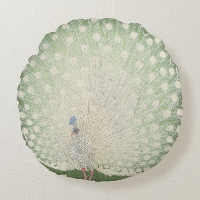Vintage Japanese Fine Art | White Peacock