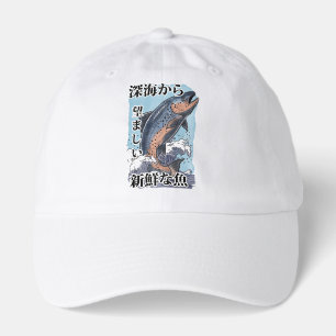 vintage japanese fishing art hat