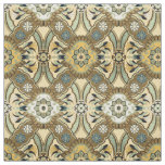 Vintage Japanese Floral Brocade Pattern Fabric