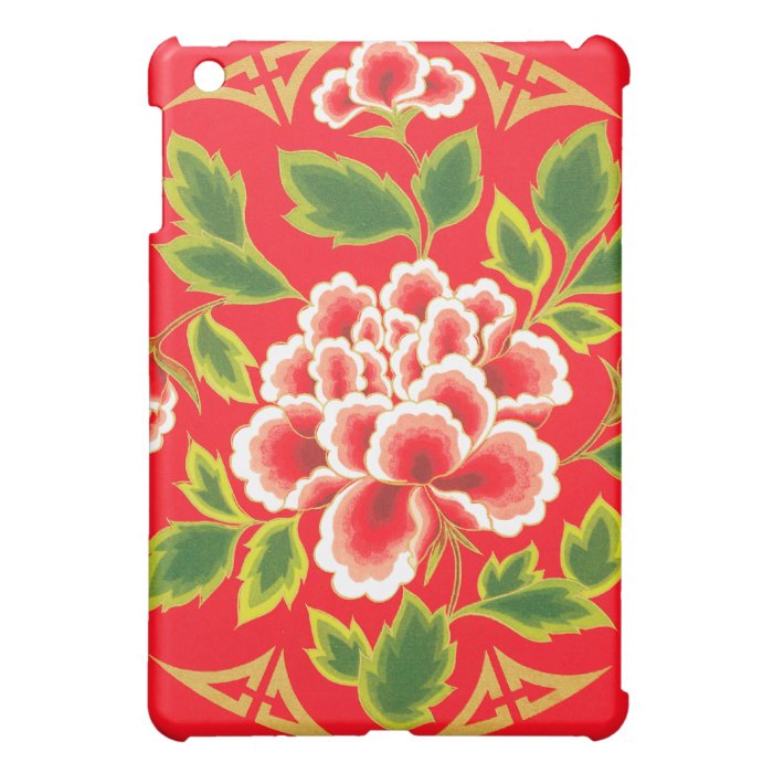 Vintage Japanese Floral Design Cover For The iPad Mini