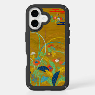 Vintage Japanese Floral Wildflower G.A. Audsley iPhone 16 Case