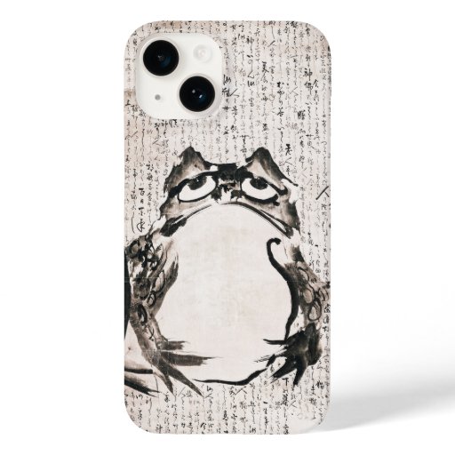 Vintage Japanese Frog, Retro Japanese Case-Mate iPhone 14 Case