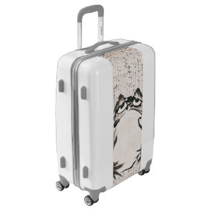 Vintage Japanese Frog, Retro Japanese Luggage