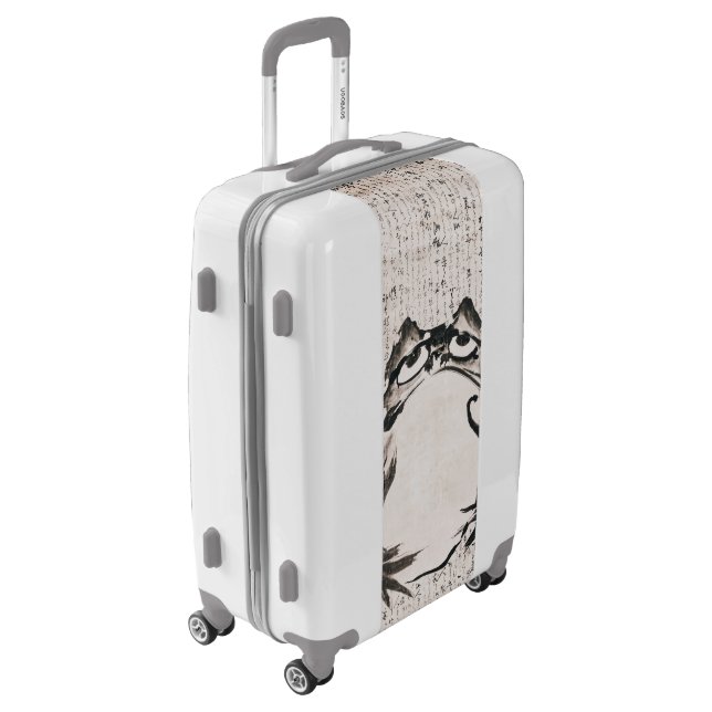 Vintage Japanese Frog, Retro Japanese Luggage (Rotated Left)