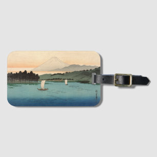 Vintage Japanese Fukeiga 4 - Ukiyo-e  Luggage Tag