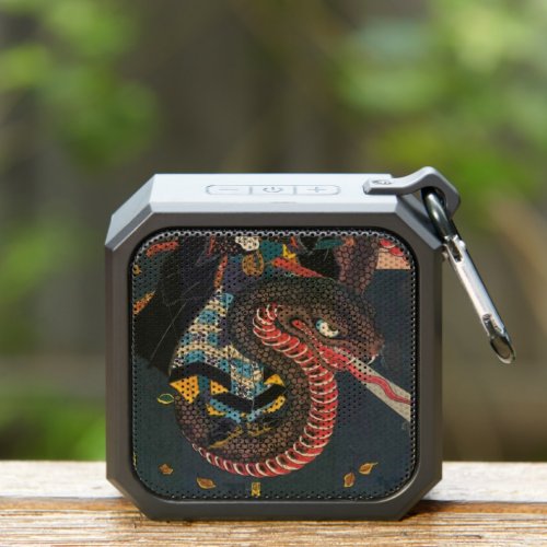 Vintage Japanese Giant Snake Ukiyo_e Bluetooth Speaker