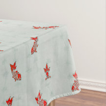 Vintage Japanese Gold Fish repeat Pattern