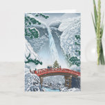 Vintage Japanese Illustrated Christmas Card