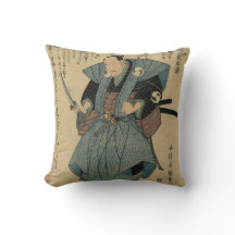 Vintage Japanese Image of Actor in Samurai Role