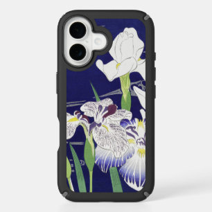 Vintage Japanese Iris Art Print Kogyo Tsukioka iPhone 16 Case