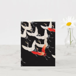 Vintage Japanese Kimono design Card