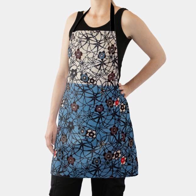 Vintage Japanese Kimono Textile (Bingata) Apron (Insitu)