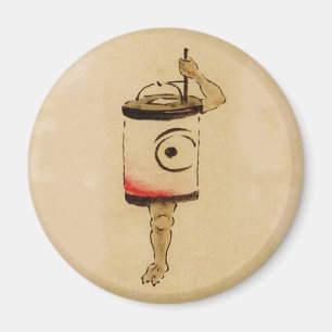 Vintage Japanese Lantern Ghost Yokai Magnet