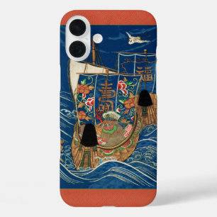 Vintage Japanese Lucky Treasure Ship G.A. Audsley iPhone 16 Plus Case