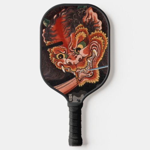 Vintage Japanese Monster: Cool Oni King Shutendoji Pickleball Paddle