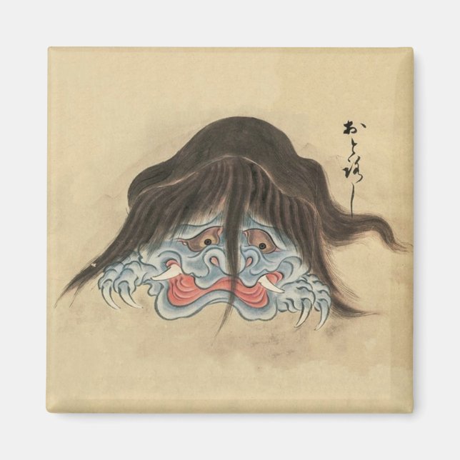 Vintage Japanese Monster Otoroshi Magnet (Front)