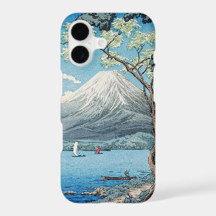 Vintage Japanese Mount Fuji and Lake Yamanaka Art iPhone 17 Case