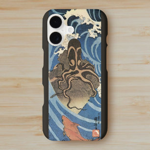 Vintage Japanese Octopus and Carp iPhone 17 Case
