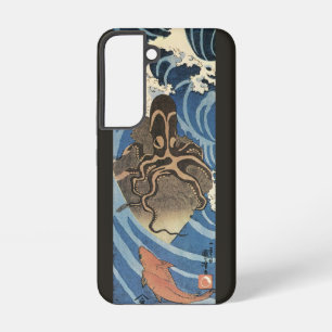 Vintage Japanese Octopus and Carp Samsung Galaxy S22 Case