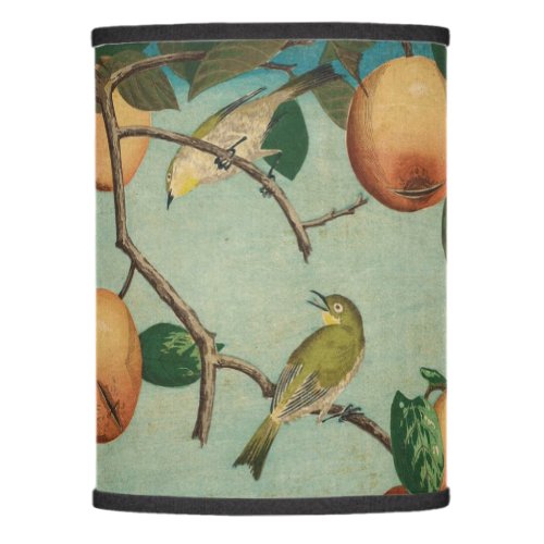 Vintage Japanese Persimmons  White_Eyes Lamp Shade