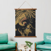 Vintage Japanese Phoenix Gold Black Bird