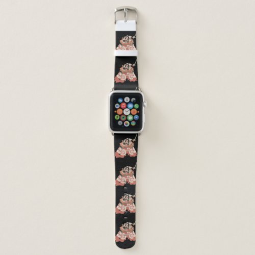 Vintage Japanese Portrait _ Warrior with Sword Apple Watch Band