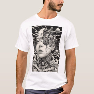 Vintage Japanese Print Art Reproduction T-Shirt by