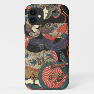 Vintage Japanese Red Dragon iPhone 11 Case