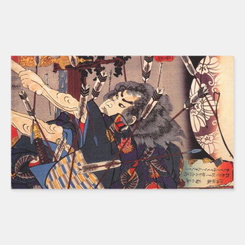 Vintage Japanese Samurai Stickers